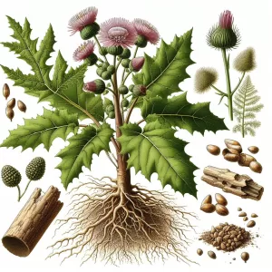 Burdock (Arctium lappa)