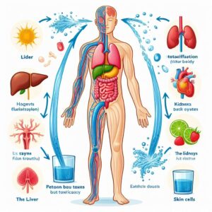 The Role of Water in Detoxification