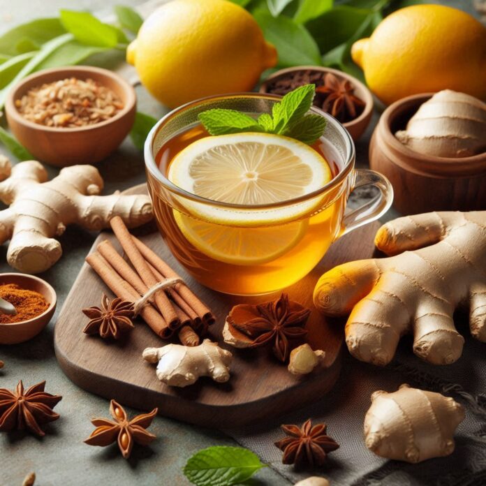 Lemon Ginger Tea's Health Benefits.