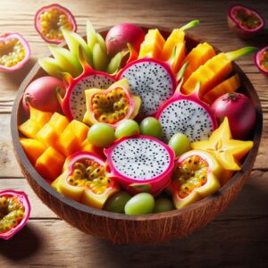 Exotic Fruit Salad with Kiwano