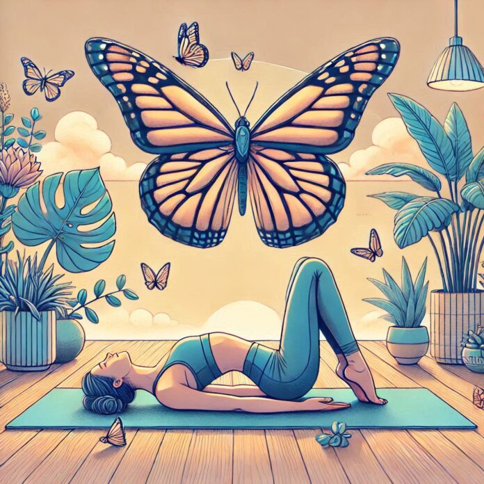 Supported Reclined Butterfly Pose