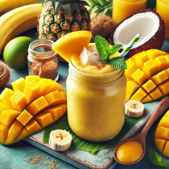 Tropical Smoothie: Mango Banana