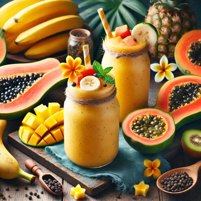 Tropical Smoothie: Papaya